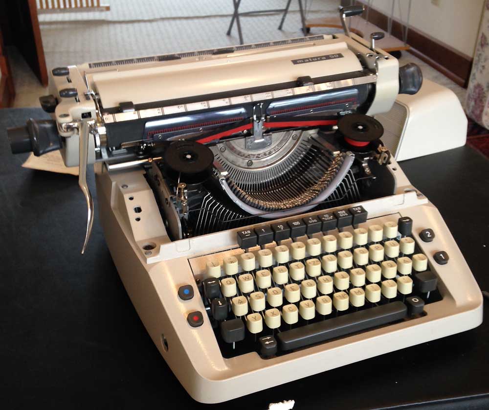 The Typewriter Revolution blog A brandnew 48yearold typewriter