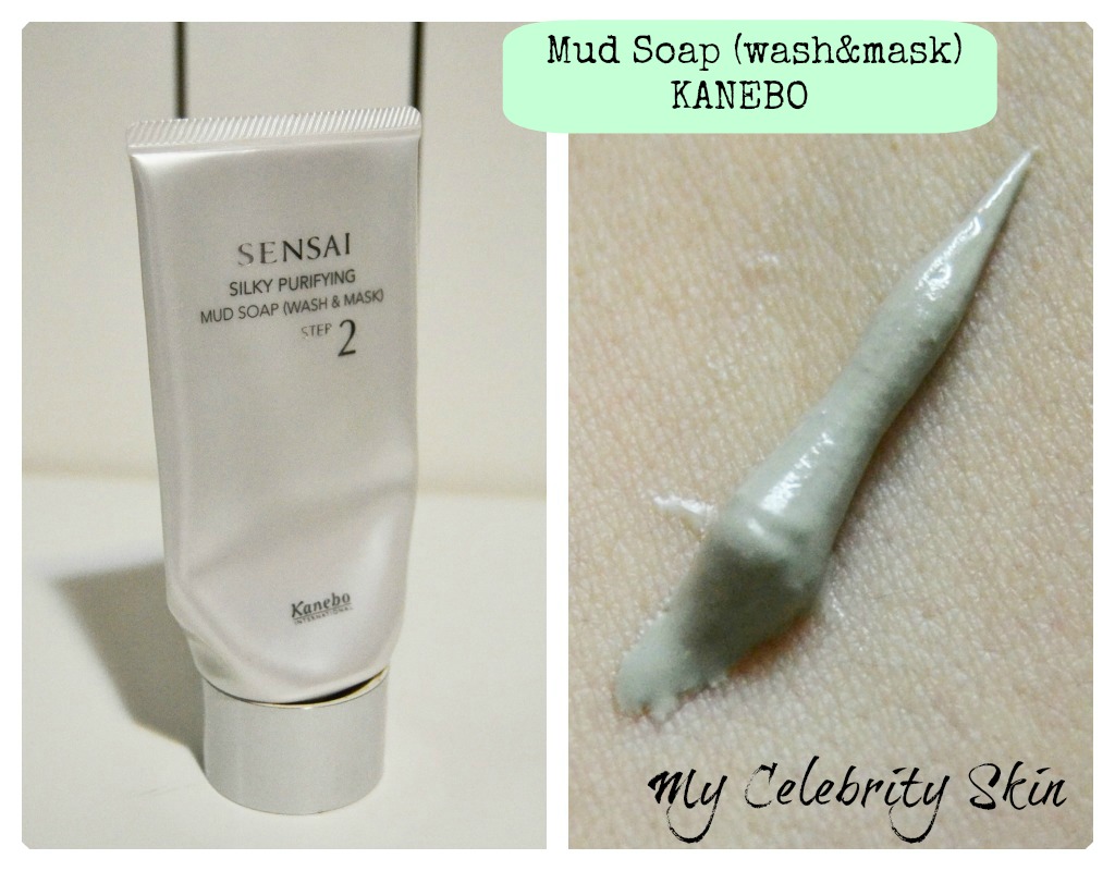 Jabón y mascarilla facial de arcilla MUD SOAP (wash&mask) de Kanebo