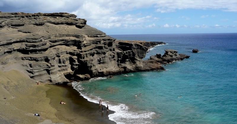 Big Island Circle Tour - Green Sands Beach - South Point, Hawaii