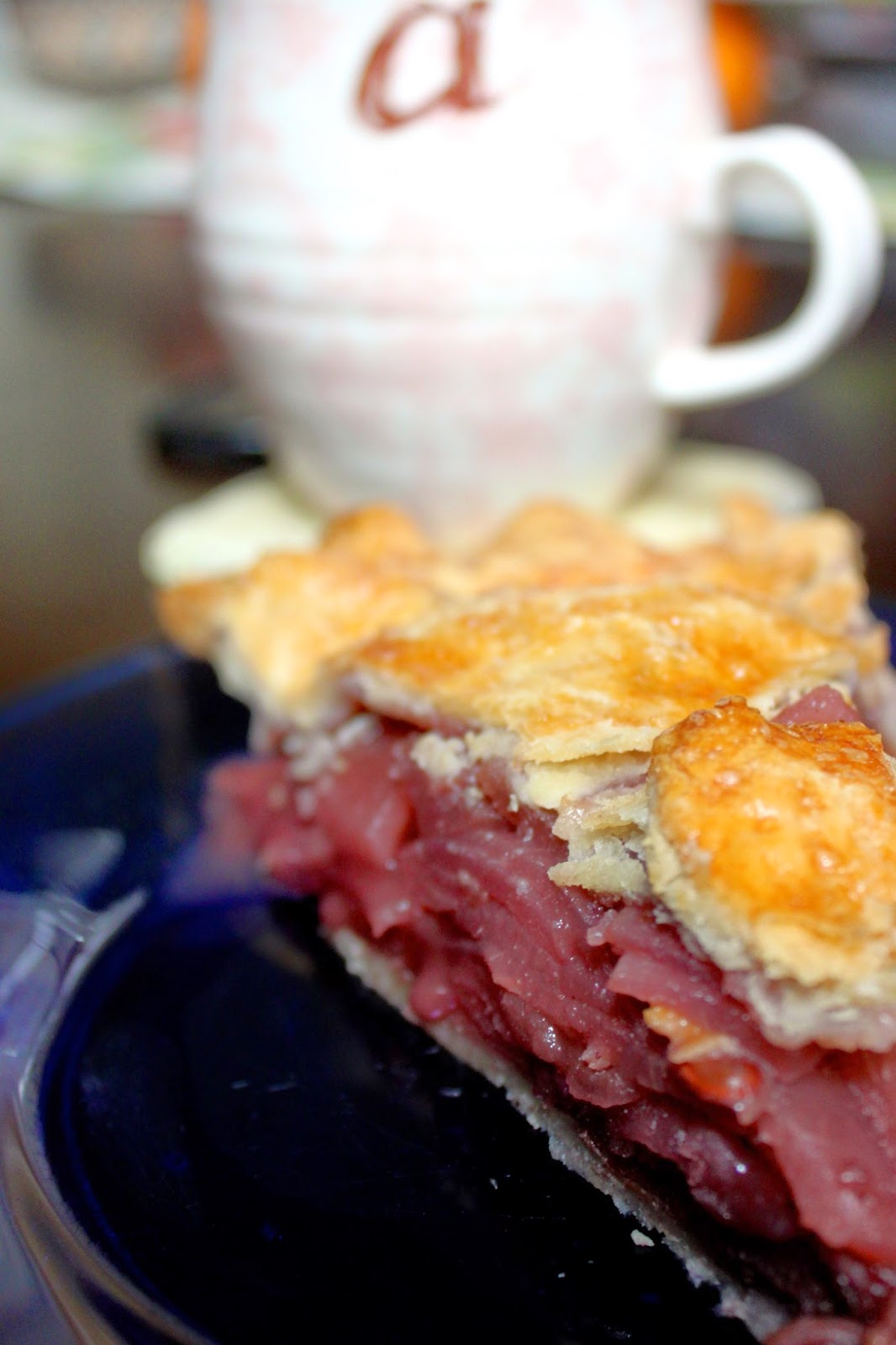 Today I Cooked... Mulled Wine Pear Pie