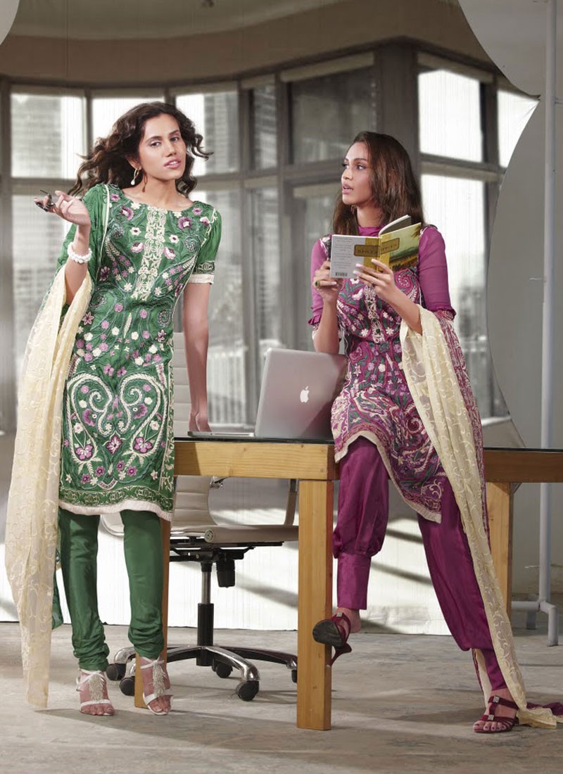 Indian Salwar Kameez 2012 New Trouser & Kurti Fashion She9 Change