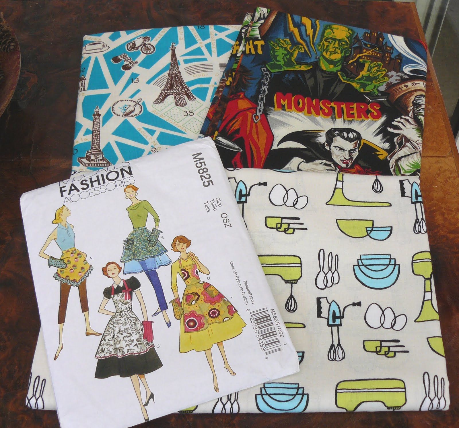 The Alchymyst's Study Fun Fabrics!