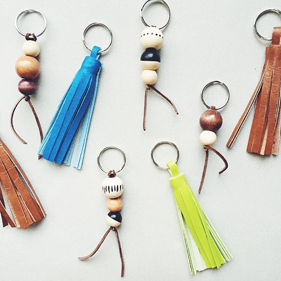 Forks on the Right DIY Keychain Stocking Stuffers