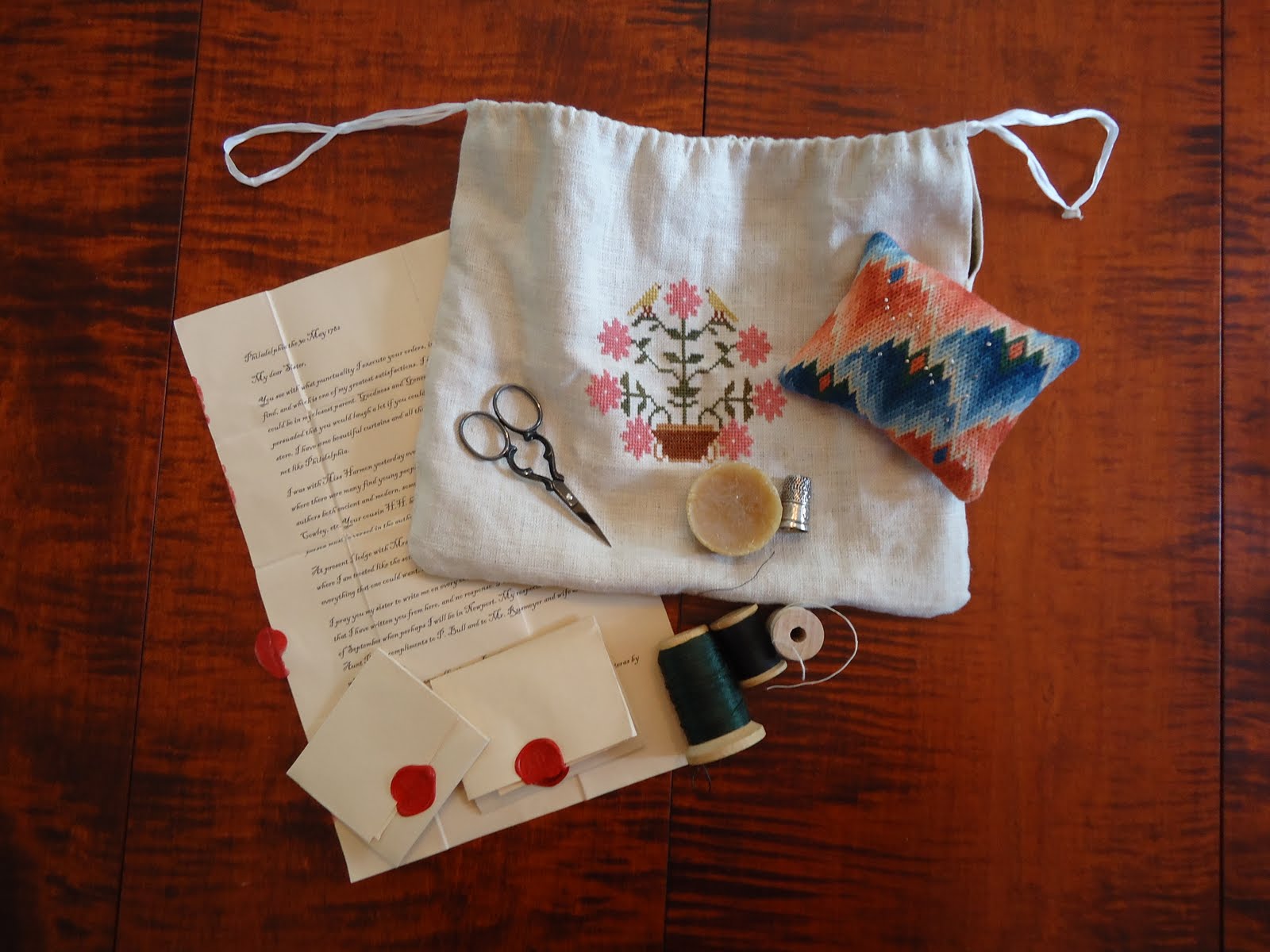 Sew 18th Century Needlework Bag Accessories