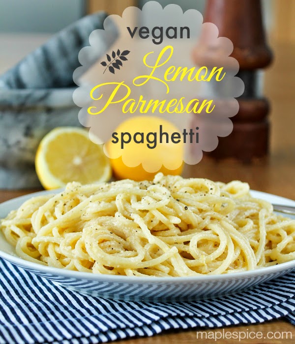 maple•spice 5 Quick and Easy Pasta Recipes with Homemade Vegan Parmesan