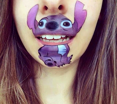 Body Painting Model Baru Pada Bibir Yang Unik Body Painting Model Baru Pada Bibir Yang Unik