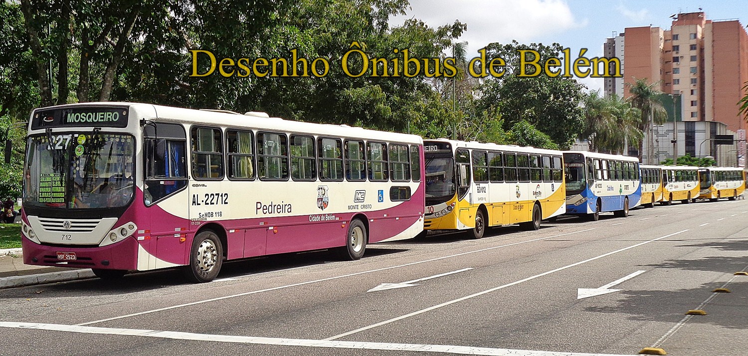 Desenho Ônibus de Belém