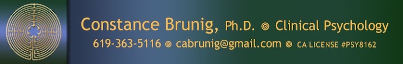 Constance Brunig Ph.D. Licensed Clinical Psychologist.