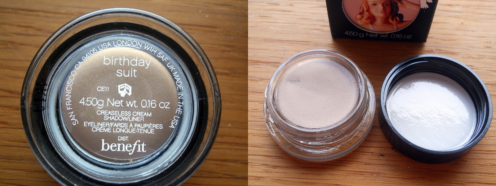 Helen Rambles On Benefit Creaseless Cream Eyeshadow 'Birthday Suit