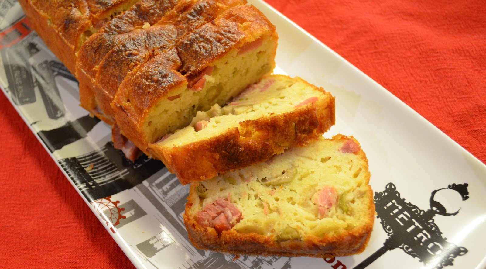 U&Me in the Kitchen Ham&Olive cake Cake au jambon et aux olives