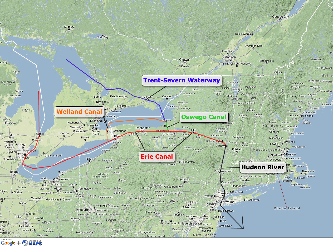 Escape to the Sea How to get from the Great Lakes to the Caribbean