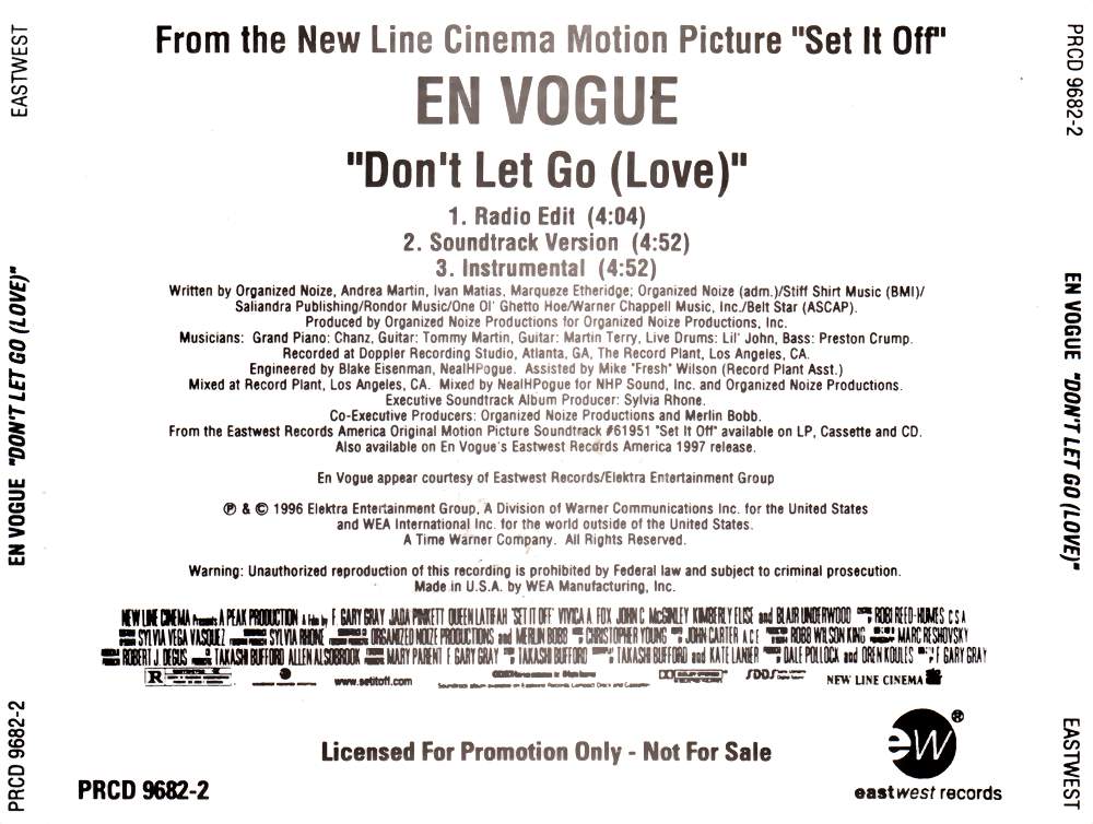 highest level of music En Vogue Don't Let Go (Love)(Promo_CDS)1996hlm