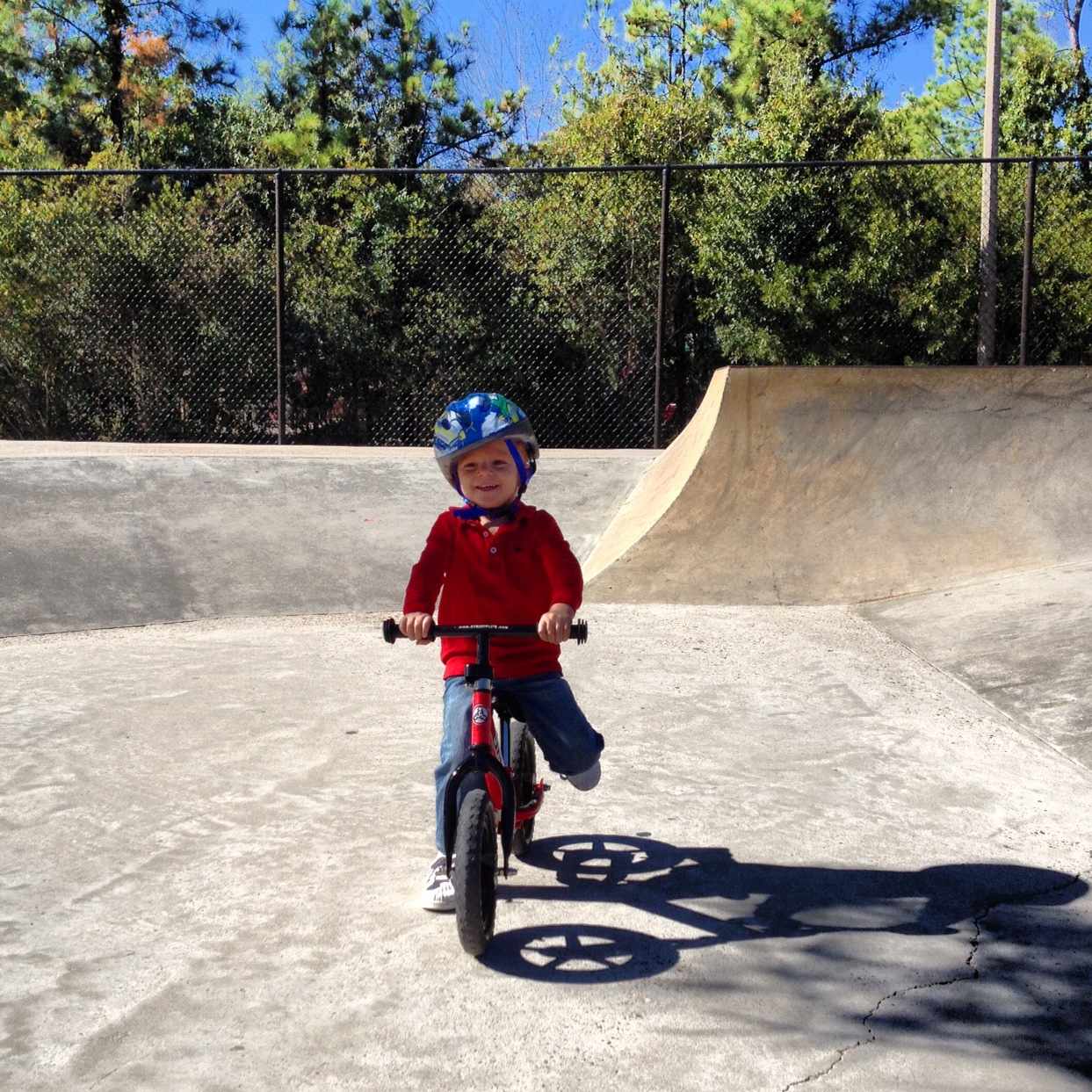 Filling the House Riding bikes at the Skate Park