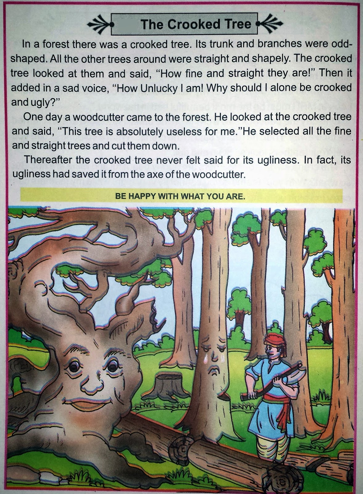 ONLINE HINDI ENGLISH AND PUNJABI COMICS The Crooked Tree Short