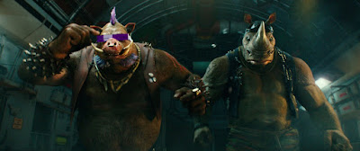Rocksteady and Bebop in Teenage Mutant Ninja Turtles: Out of the Shadows