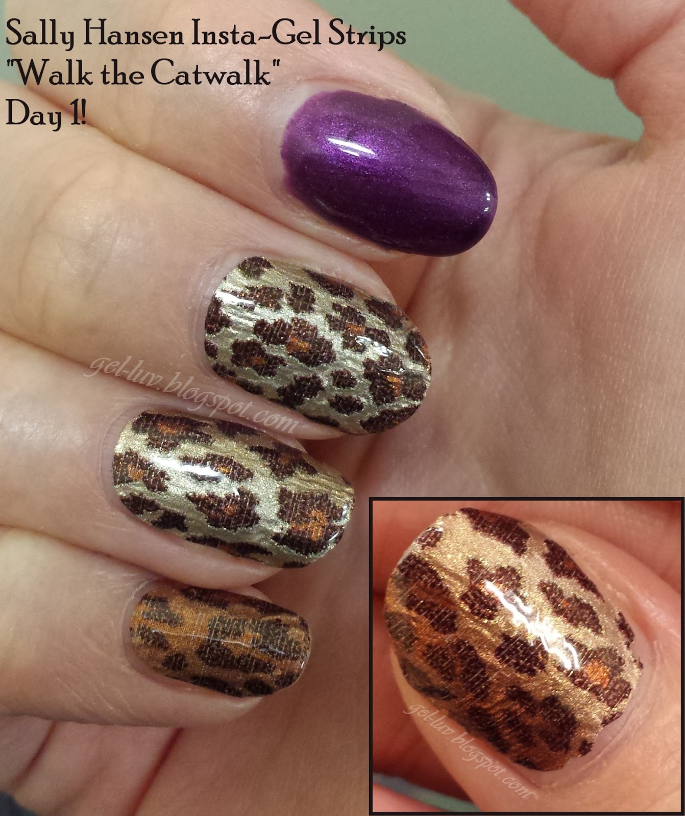 GelLuv A GEL Polish Blog! Sally Hansen Salon InstaGel Strips in