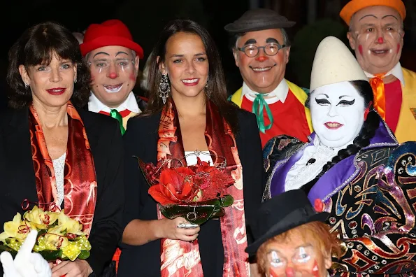 Princess Stephanie of Monaco and daughter Pauline Ducruet attend the 40th International Circus Festival