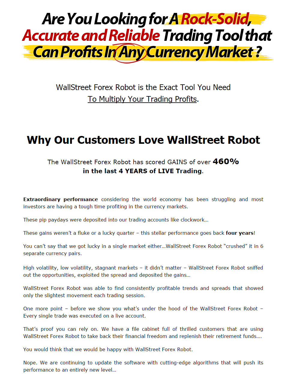 Wall st forex ea