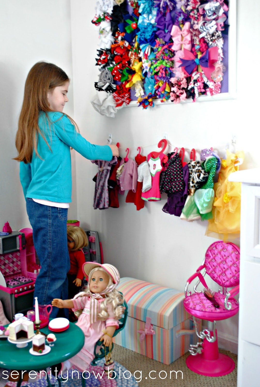 american girl doll clothes storage ideas