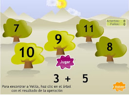 Juego de sumas, restas y multiplicaciones