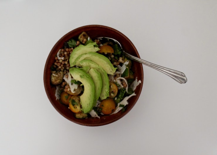 Clean Eating recipes: Healthy Israeli Couscous Summer Salad