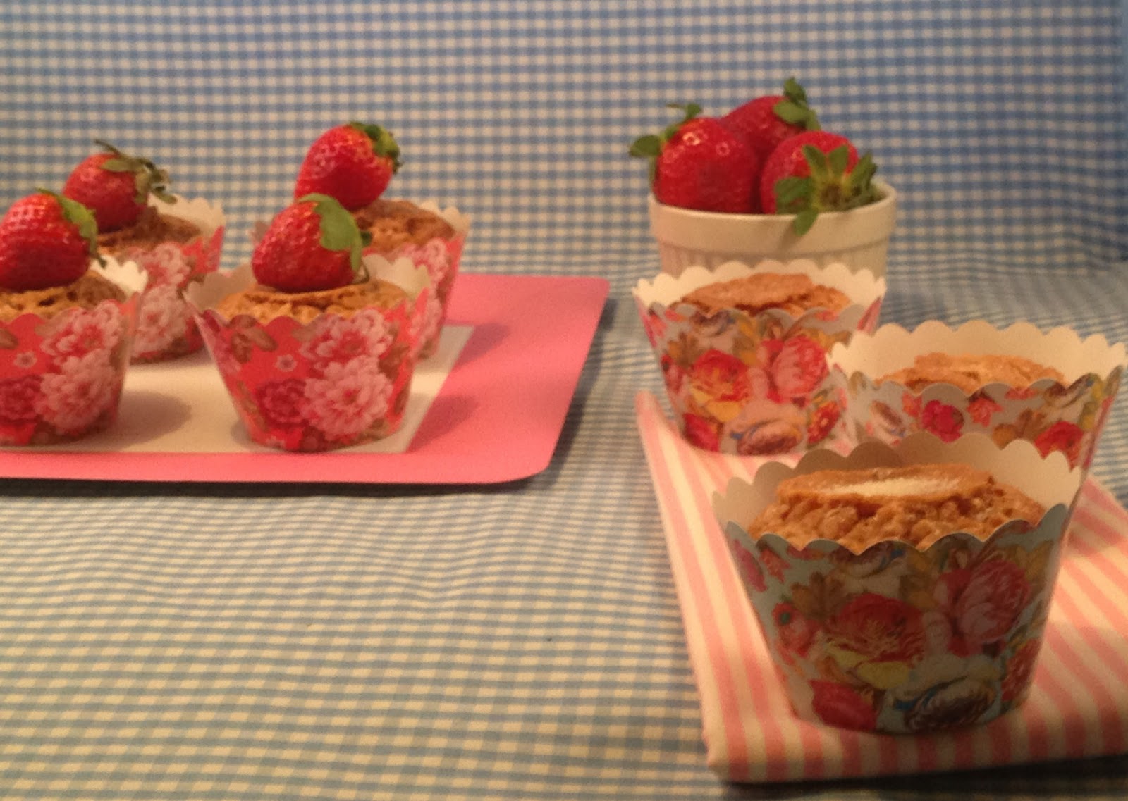 Strawberry Muffins Cook the cake