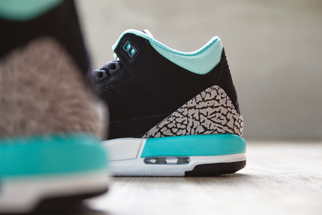 jordan 3s black and green