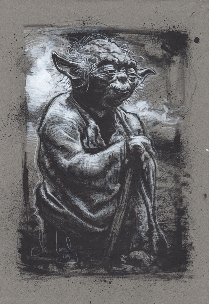 Yoda, Original Artwork, Copyright © 2014 Jeff Lafferty Yoda, Original Artwork, Copyright © 2014 Jeff Lafferty