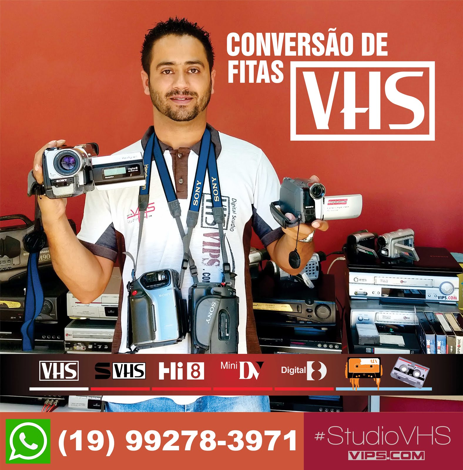 Transformar, Passar, Converter, Gravar Fitas VHS Para Pen Drive Em Campinas SP