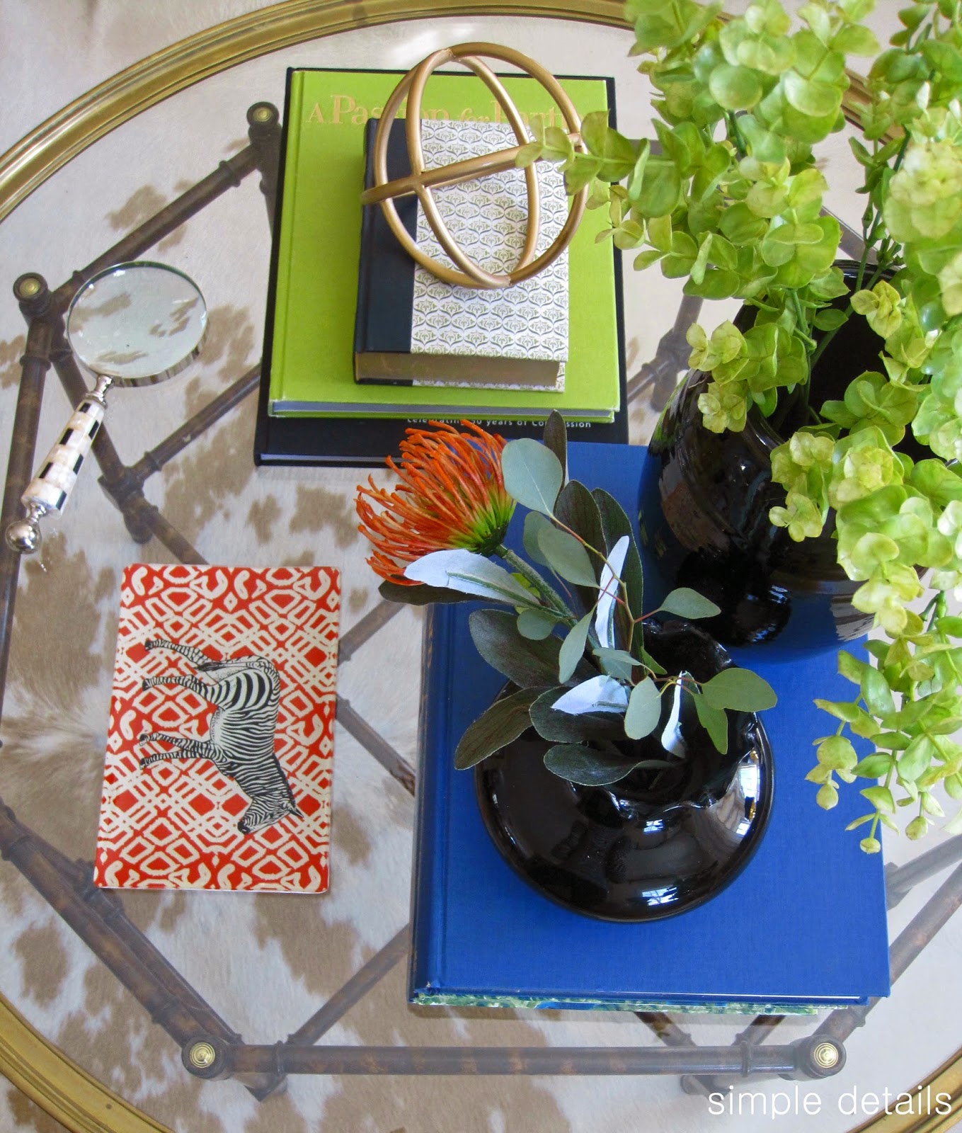 Simple Details: coffee table reveal and styling tips