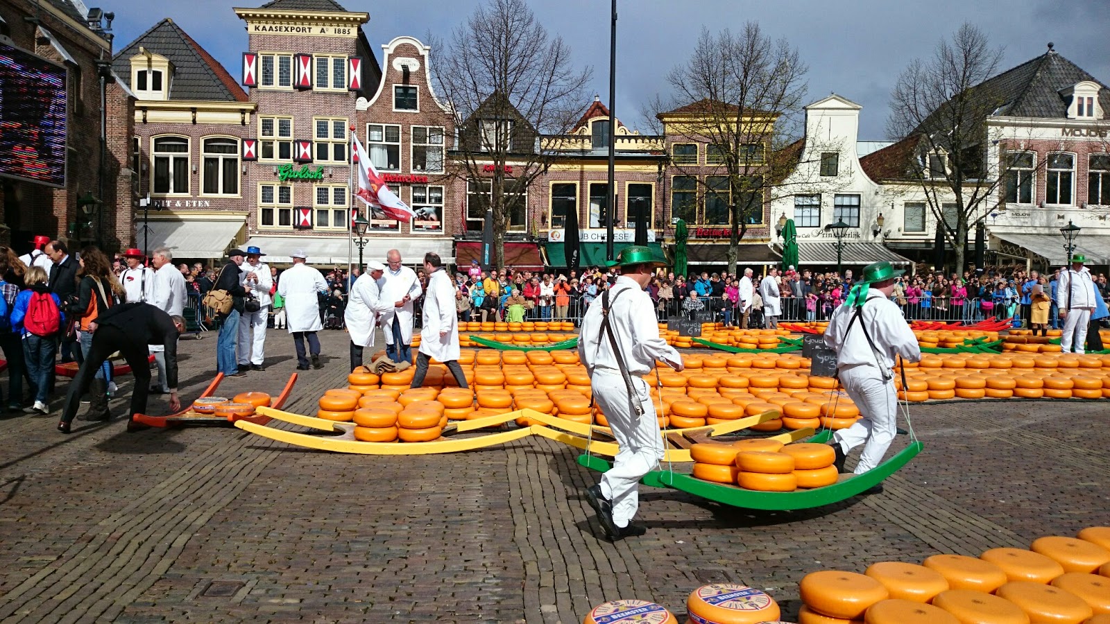 The Netherlands Alkmaar Cheese Market A Kid at Heart