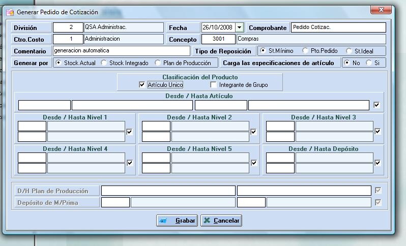 FORMULARIO EXPORTACION formulario exportacion: