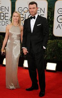 NAOMI WATTS Y LIEV SCHREIBER GLOBOS DE ORO NAOMI WATTS Y LIEV SCHREIBER GLOBOS DE ORO