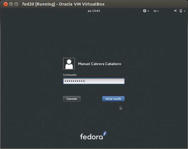 DriveMeca instalando Linux Fedora 20