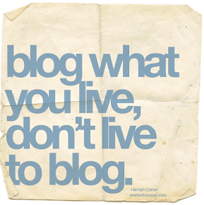 Blog Philosophy