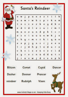 Christmas Word Search For Kids 2