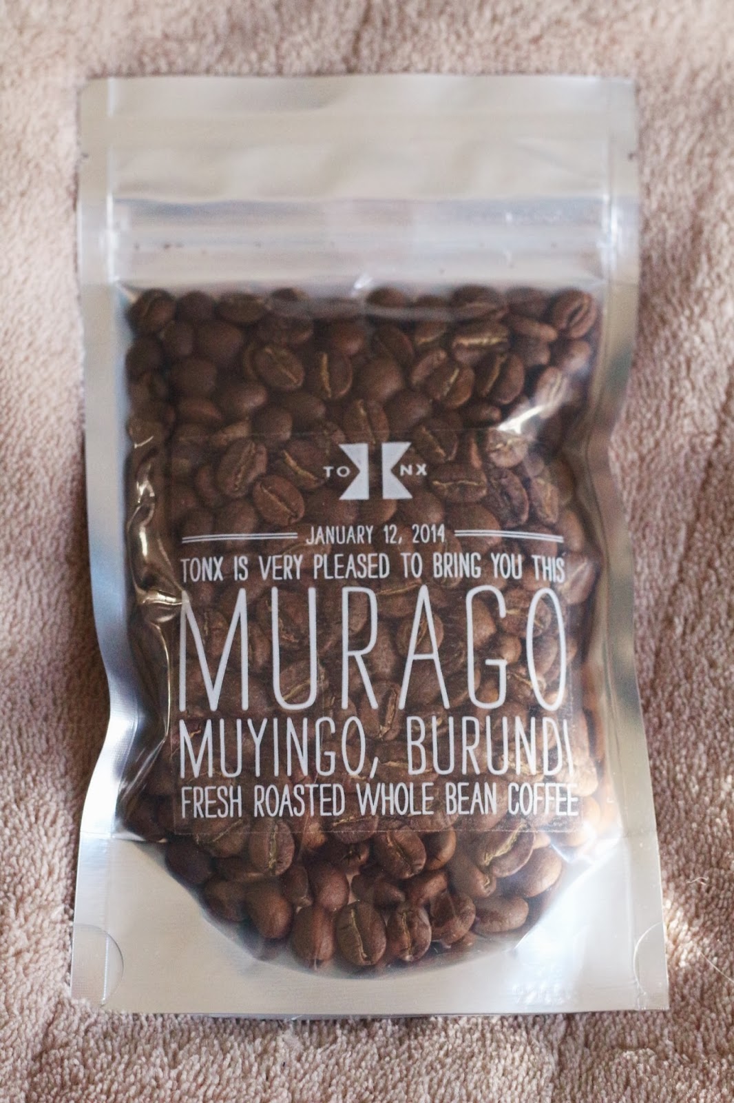 Evolution Of A Foo Tonx Murago Sample 2oz Review And Free Here S The 2oz Bag Of Coffee Beans It Comes With Some Directions For Wver Kind Brewer You Re Using And A Little Info Card About Place