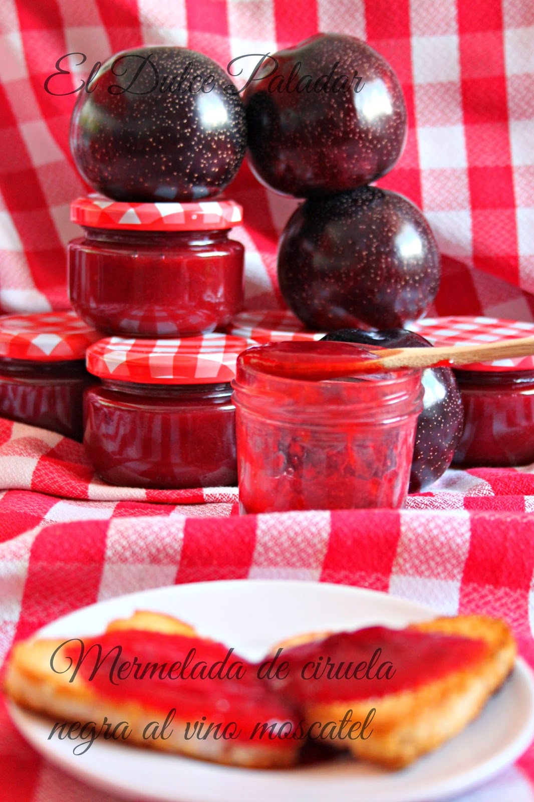 Mermelada De Ciruelas Negras Al Vino Moscatel