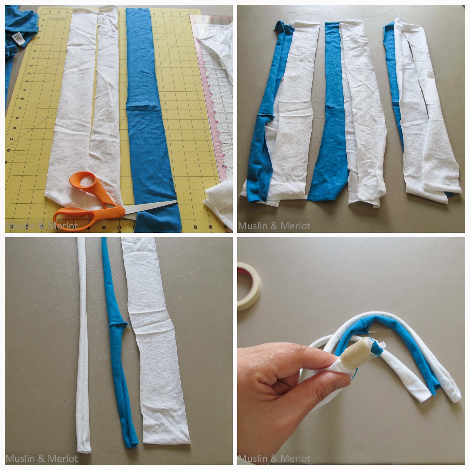 DIY Tshirt Dog Toy! Muslin and Merlot