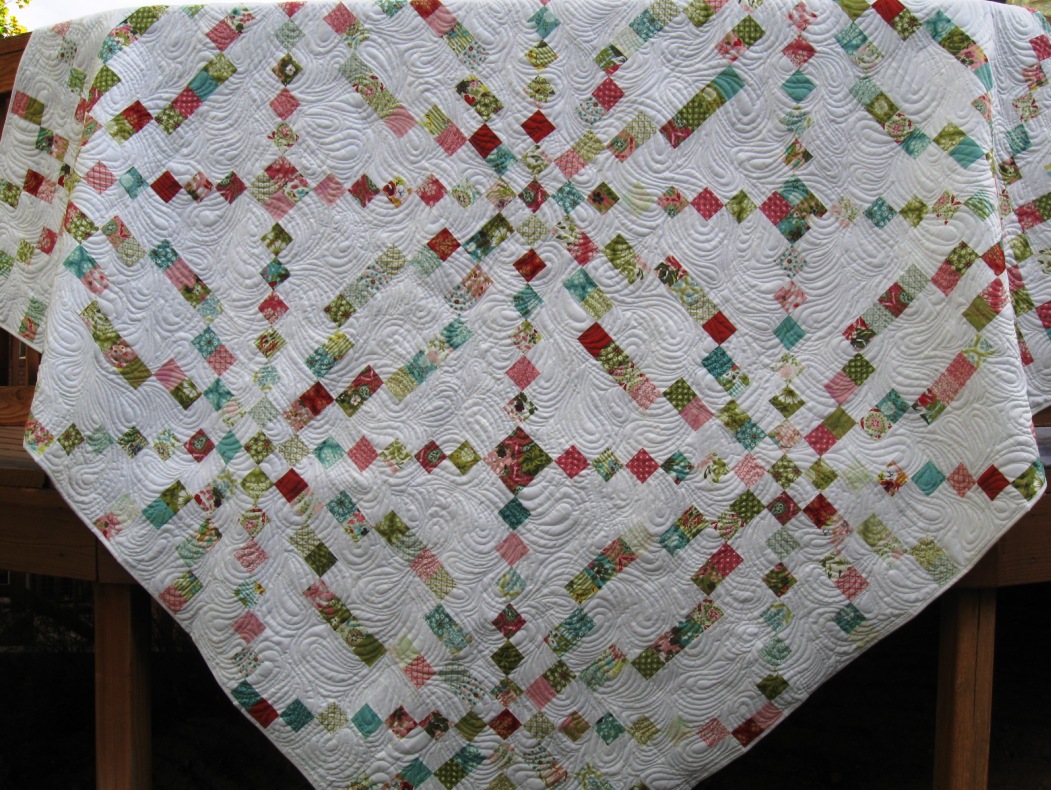 Happy Quilting Braided Irish Chains!!