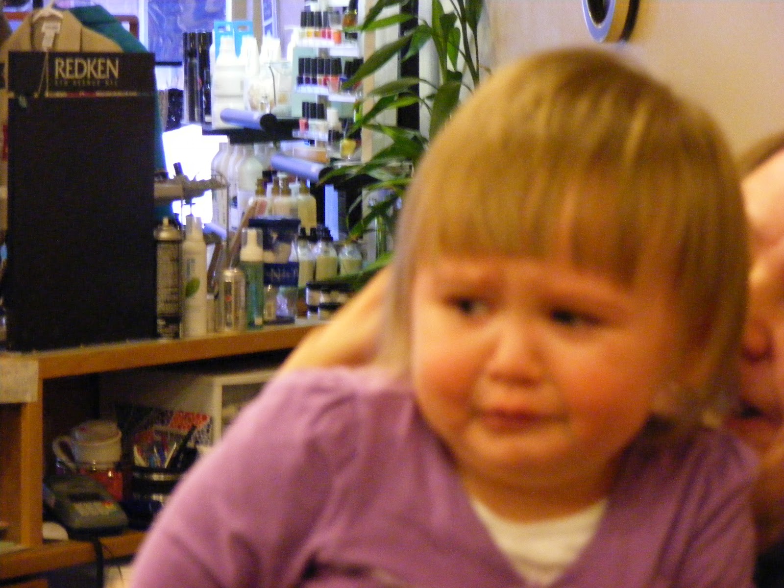 Friar Tuck's Fleeting Thoughts Karis' first "real" haircut and Uptown Hair