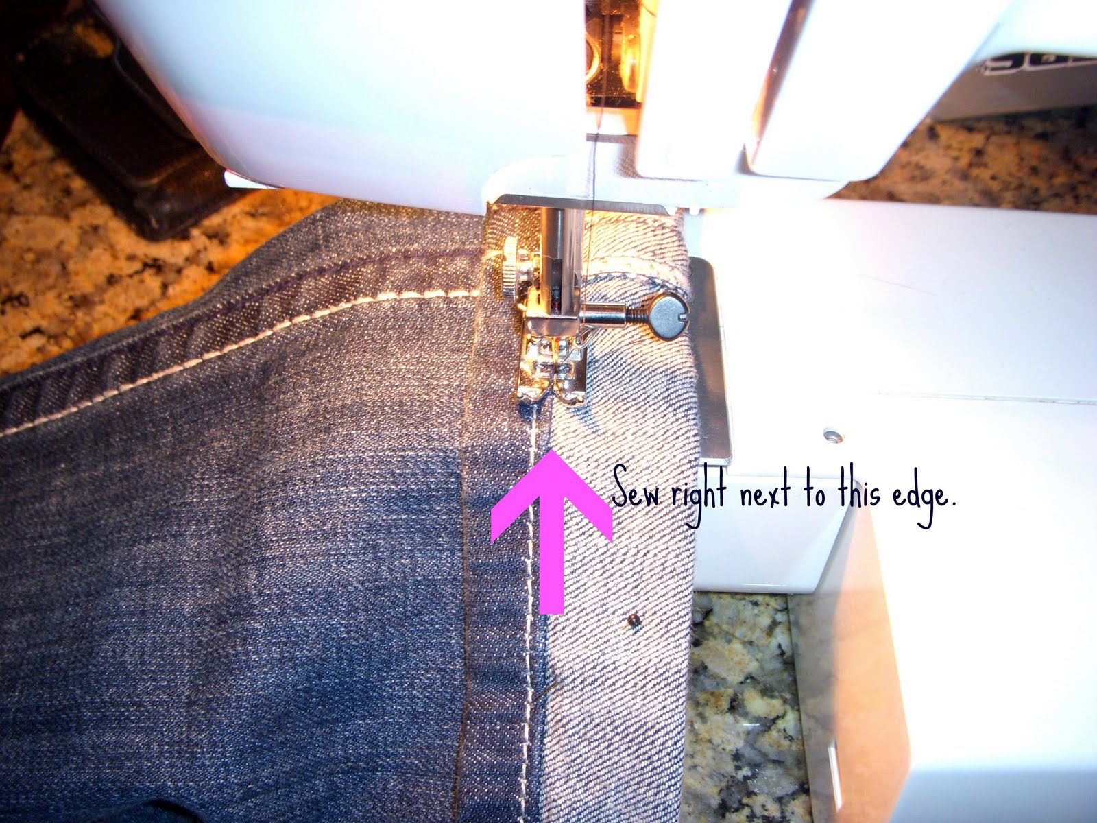 Hope Studios How to Hem Your Jeans Using the Original Hem