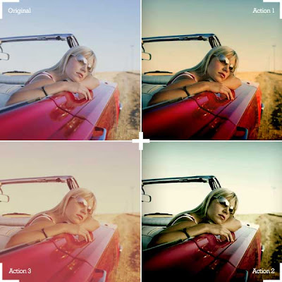 acciones vintage y retro para photoshop