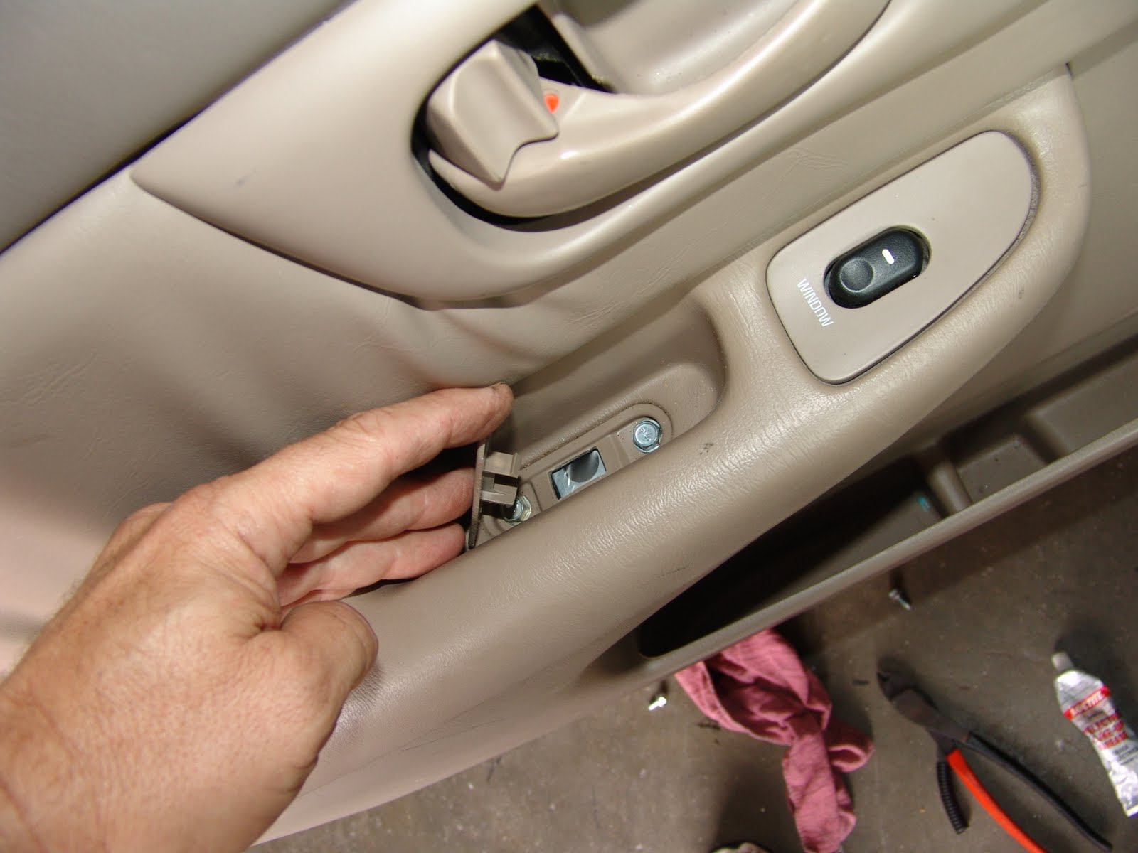 2002 Buick Century Left Rear Power Window Regulator Replacement