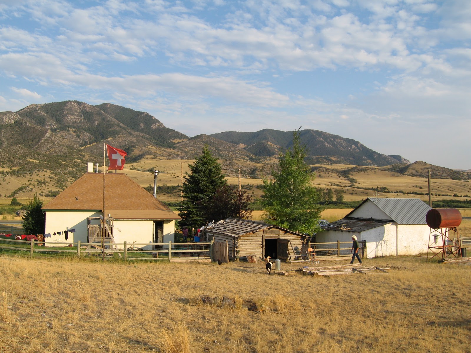 Peter and the WWOOF Big Sky Country / Bodhi Farms