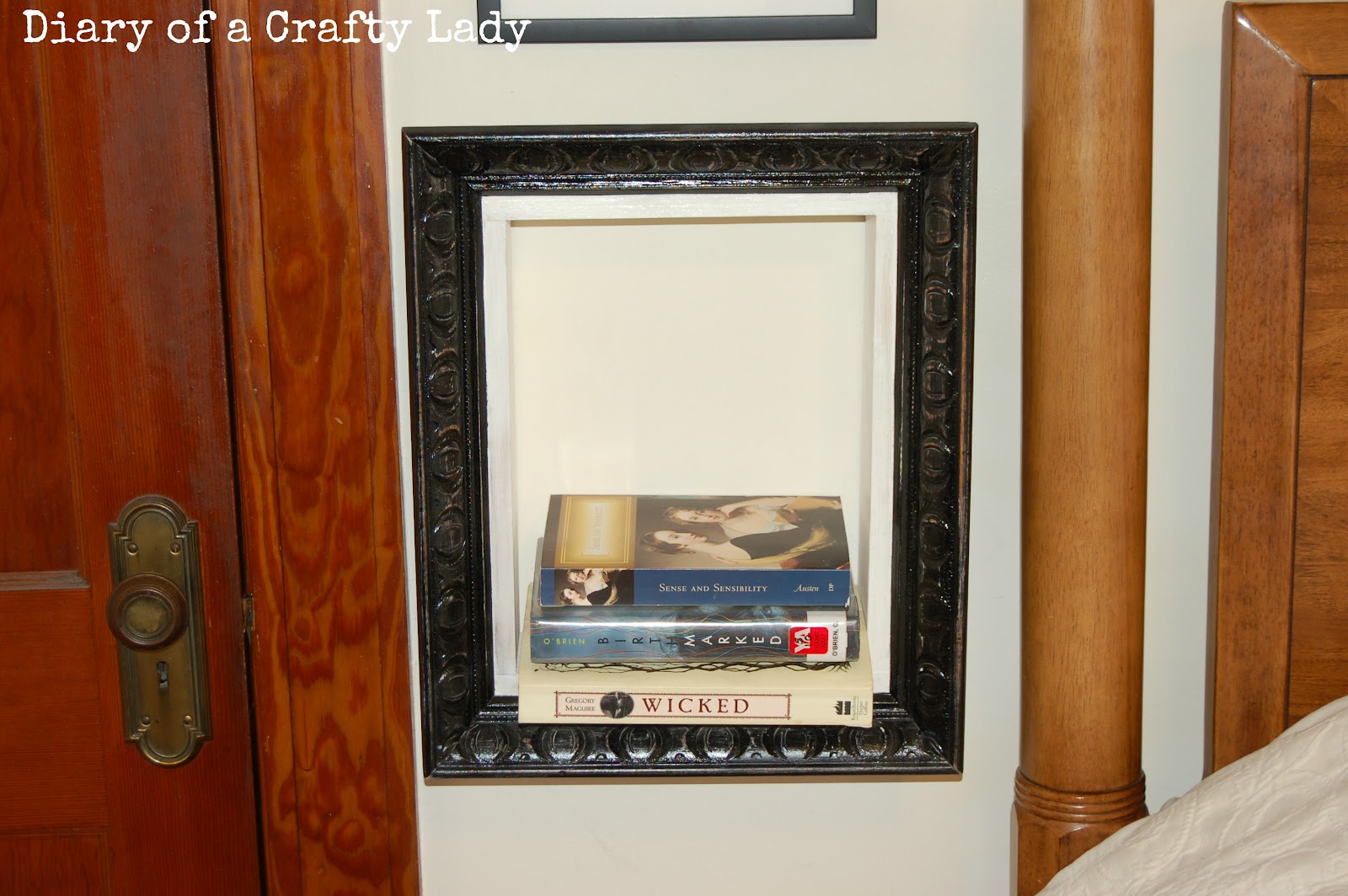 Diary of a Crafty Lady Picture Frame Book Shelf