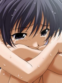 girl crying anime
