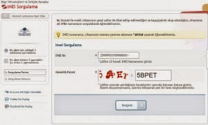 E Sorgulamatr Calinti Telefon Sorgulama