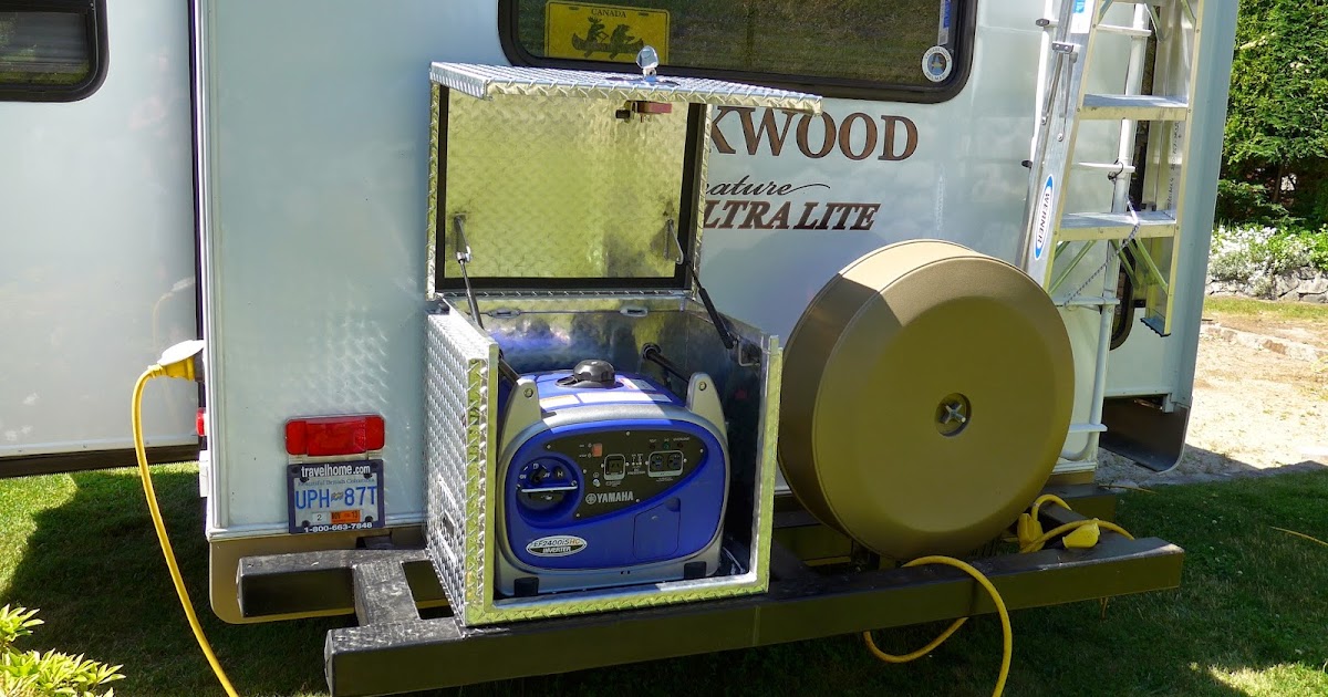 We Discover Canada And Beyond Custom Made Generator Box For Our RV