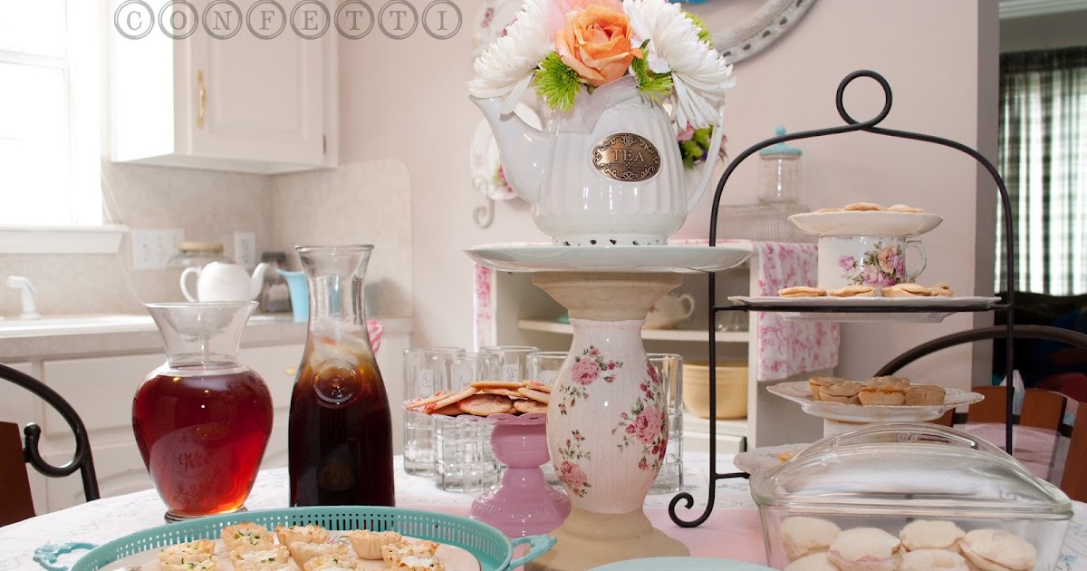 creative confetti Summer Iced Tea Party